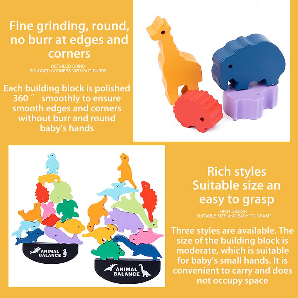 Stacking Toys For Kids, Wooden For Learning Fine Motor Skills
