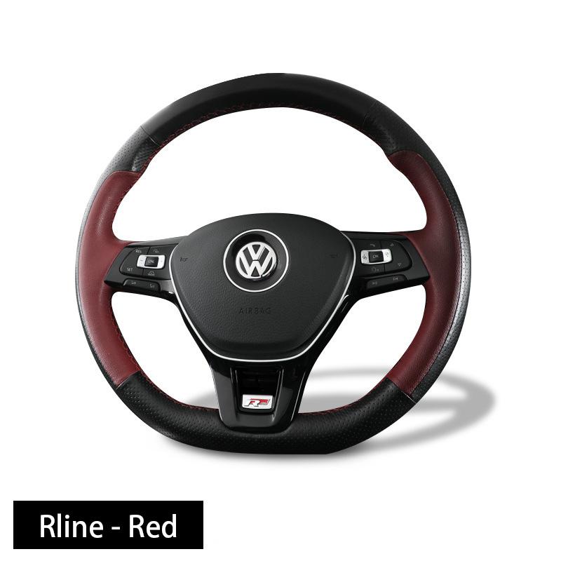 

2026 Горячее Для VOLKSWAGEN VW R Line Чехол на руль Значок Rline Эмблема Декоративные Блестки Стайлинг автомобиля Для VW Arteon Magaton P