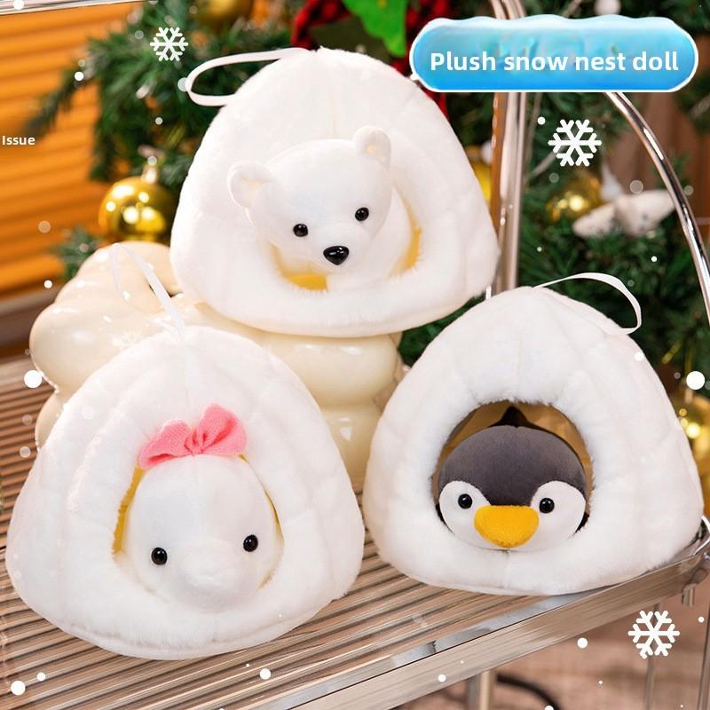 Polar Oceanarium Penguin Plush Toy With Pp Cotton Filling For Kids And Collectors