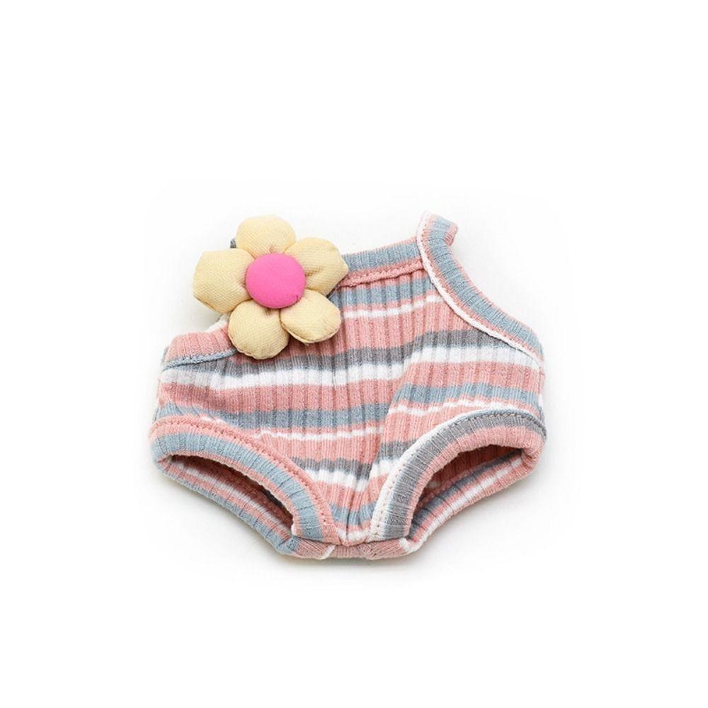 Dress Game Summer Outfit Miniature Sling Trousers 20cm Doll Clothes Dolls Accessories 3D Flower