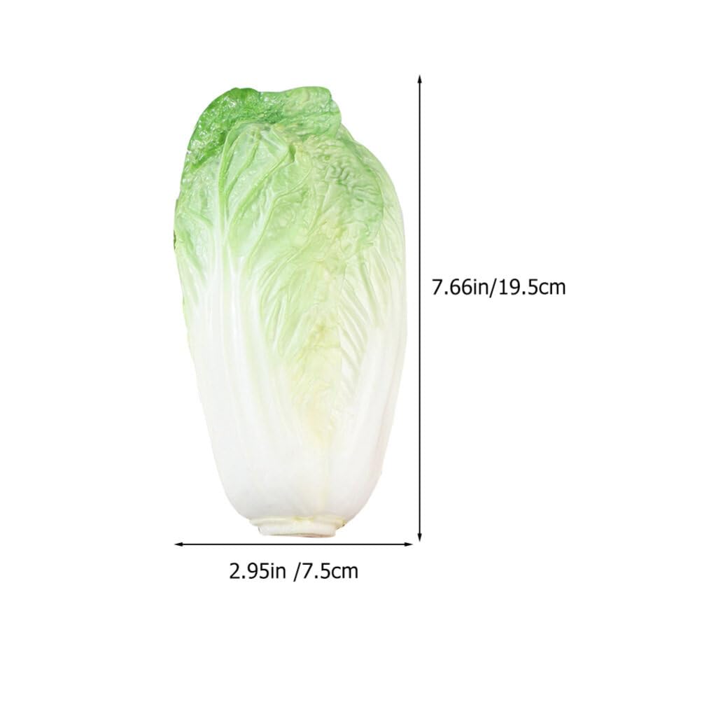 TOYMYTOY Fake Vegetable Artificial Realistic Chinese Cabbage Restaurant Display Green Model, Vegetables, Model, Prop,