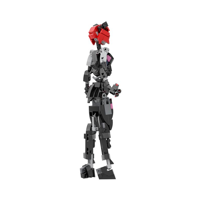 Buildmoc Female Robot Mobile Suit Girl Cat Girls Ideas MOC Set Building Blocks Toys for Children Kids Gifts Toy 231PCS Bricks
