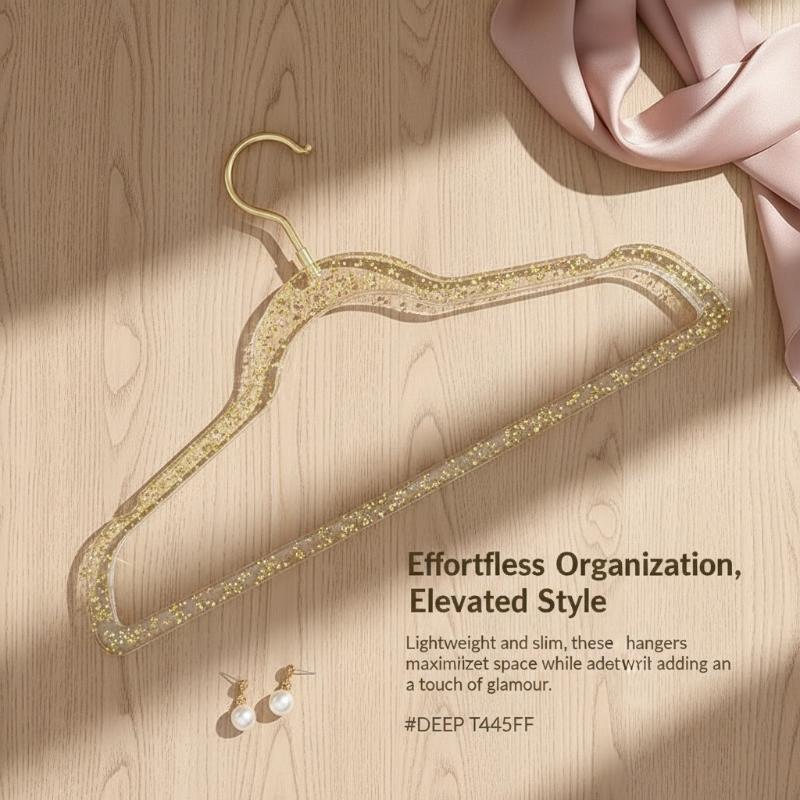 10Pcs Non Marking Anti Slip Clothes Hangers For Sparkling Girls Anti Slip And Space Saving Use