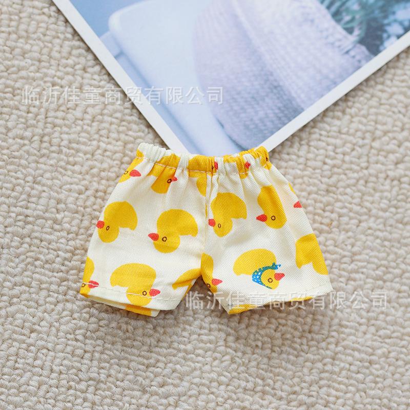 Labubu Doll Clothing Headmaster Dog Floral Dress 17cm Plush Doll Clothing Accessories Labubu I II Idol Doll Sitting Party
