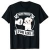 Funny Maltese Best Friend Dog Lovers Graphic T-shirts Men Women's Fashion Casual Tshirt 100% Cotton Loose Oversized T Shirt