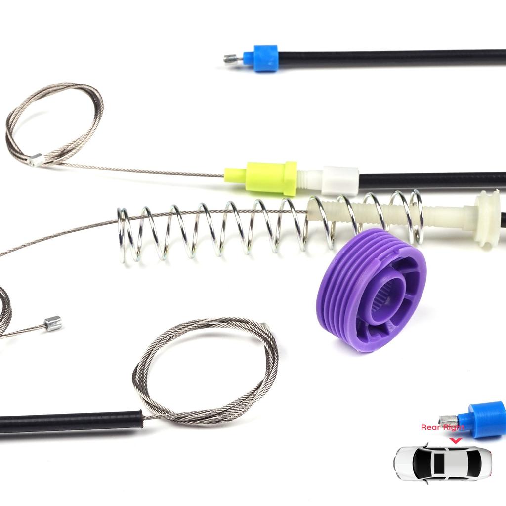 BWR1033 Electric Window Lifter Regulator Repair Kit Rear Right Door for VW Phaeton 3D MK1 2002-2016 LWB Long Wheelbase 3D7839462