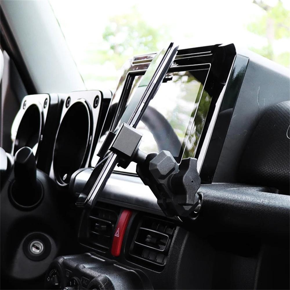 Car Phone Bracket Phone Holder Alloy+Silicone For Suzuki Jimny JB74 JB64 2019-23