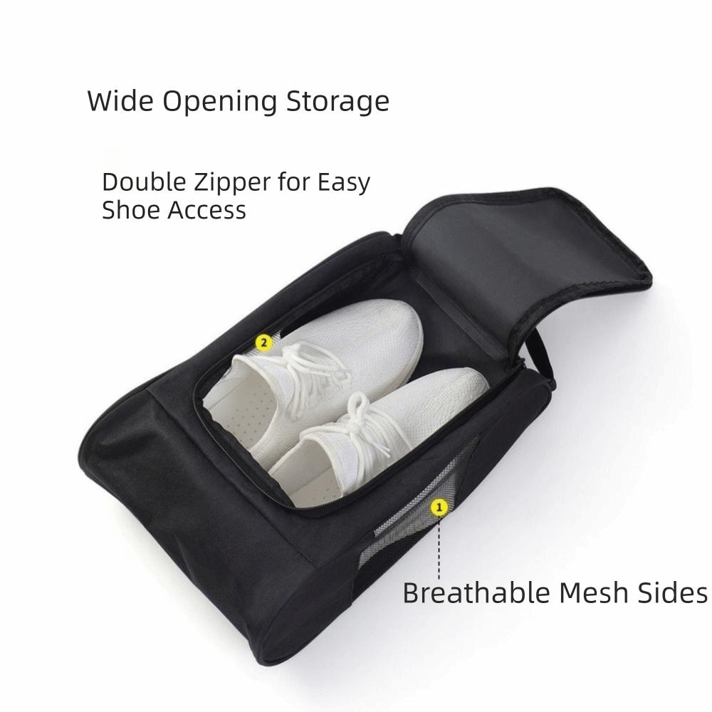 Hand-Held Travel Shoe Bag Breathable Football Boot Bag Durable Golf Shoe Bag Outdoor