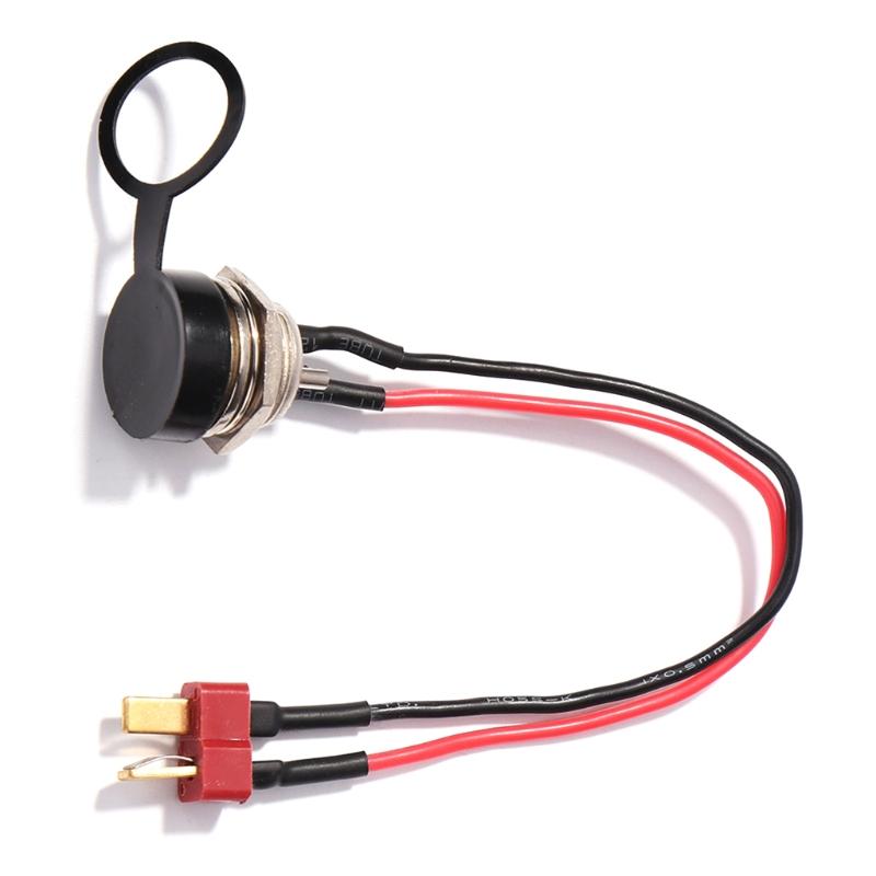 10-дюймовий Електросамокат Частина Порт Зарядки Потужний Зарядний Пристрій T-подібний Штекер Зарядного Кабелю для Kugoo M4 Запчастини для Заміни