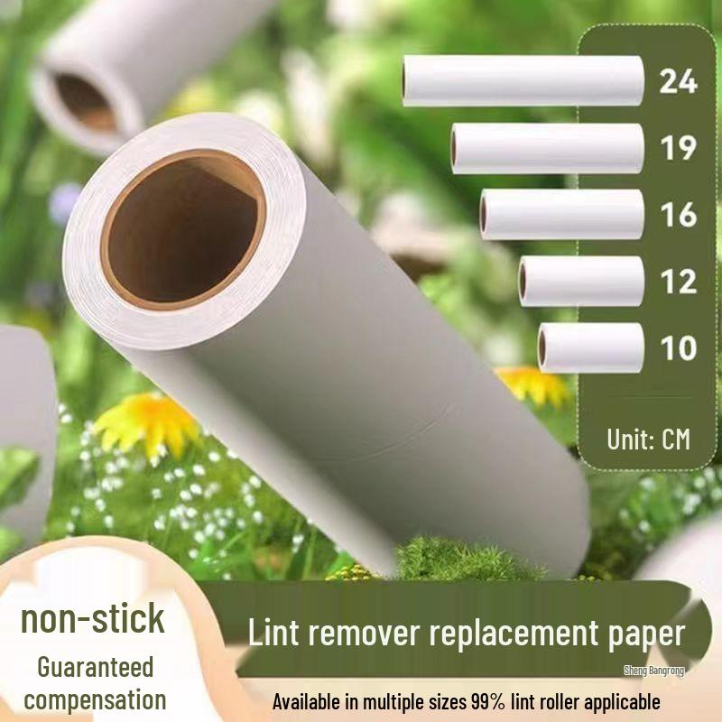 Lint Roller Replacement Felt: Tearable Sticky Paper for Household Cleaning