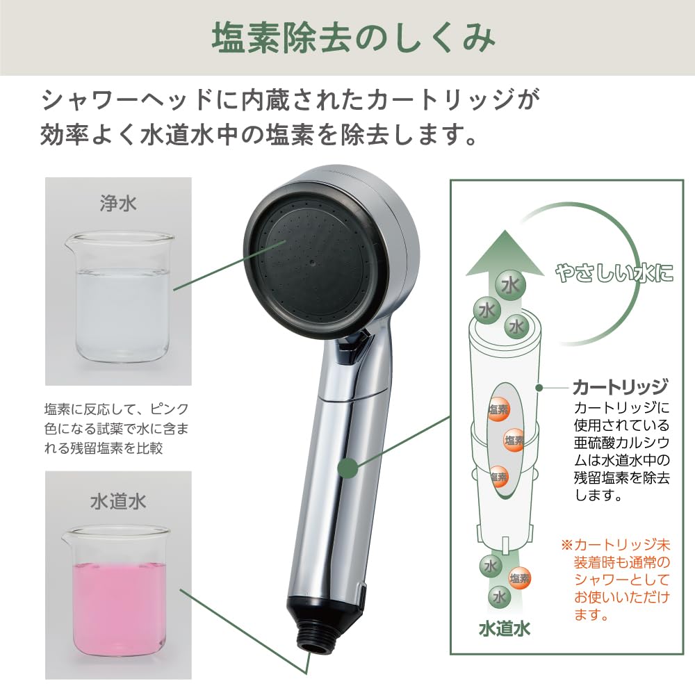 SANEI Ultra Fine Bubble Water Purifying Mist Shower Head suin Chlorine Removal Water Flow Switching Made in Japan (Sanei) PS7010-81XA-CD-EC