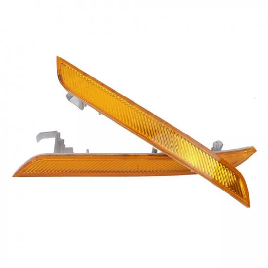 For BMW X6 E71 E72 07-2014 Amber Front Bumper Fender Side Marker Reflector Light
