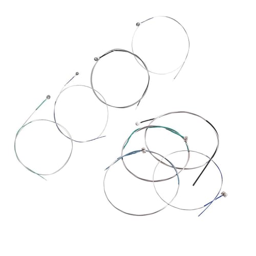 

Two Full Sets of E, A, D, and G Strings for 4/4 Violins, Stainless Steel Replacement Strings, Compatible with Violins, Long-Lasting Replacement Parts