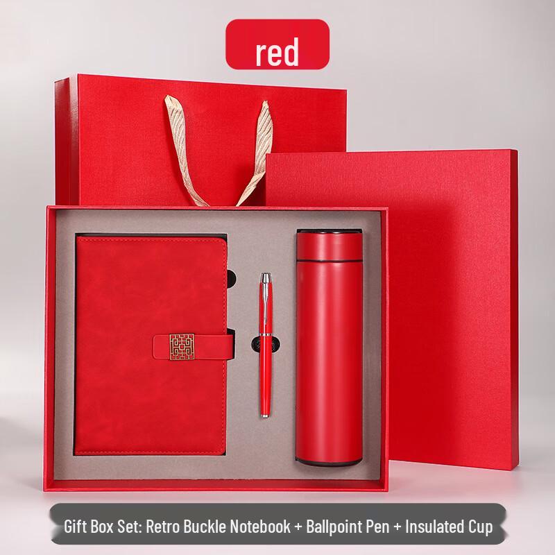 Yuzhou Business Notebook Gift Set with Pen & Insulated Cup