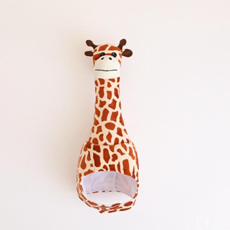 Verjaardagsfeest Viering Giraffenkostuum Hoed Cartoon Hoofddeksel Rollenspel Verkleed Hoed