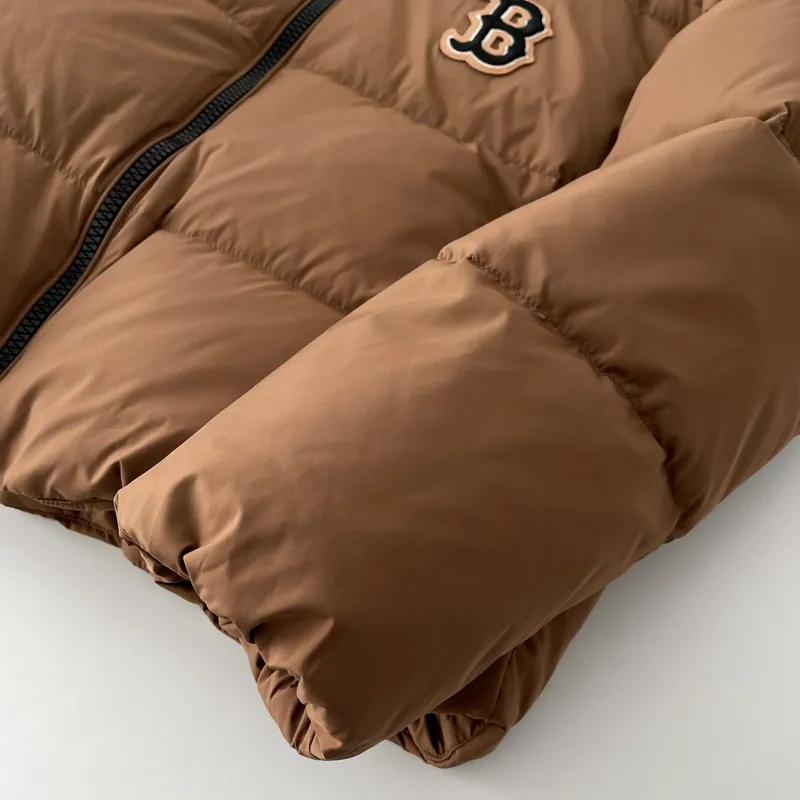 New MLB Down Jackets Unisex Brown 3ADJM1026-43BRD
