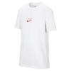 Logo Print Loose Fit T-Shirt Kids Tops White HJ3962100