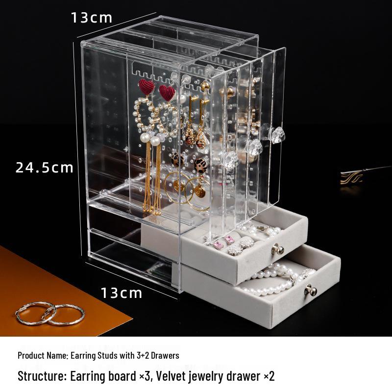 

Шкатулка для украшений и подставка для сережек для дома