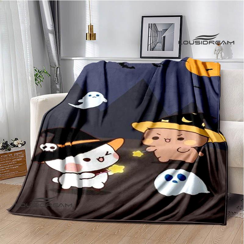 Cute cartoon bear Printed blankets picnic blanket Warm Flannel blankets Soft and comfortable blanket bed linings Birthday Gift