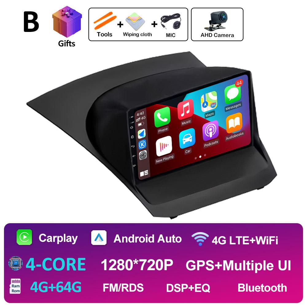 For Ford Fiesta Mk7 2009 2010 2011 2012 2013 - 2017 Android Smart System 2.5D Touch Screen Bluetooth DSP Stereo Auto Tools WIFI