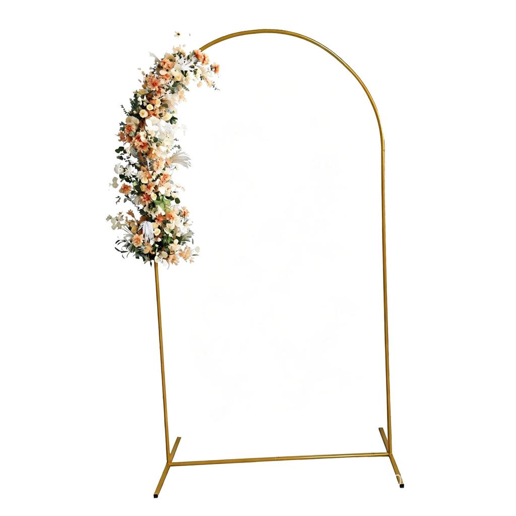 Metal Arch Kit Gold Iron Arch Support for Parties Holidays Weddings