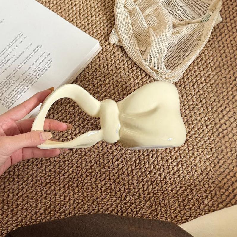 Französische Kaffeetassen mit langem Henkel  Hochwertig Exquisit und Nischen-Geburtstagsgeschenke für Frauen  Souvenirs  Becher  Frühstückskeramiktassen