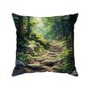 1Pcs Vitality Forest Pillowcase Square Bedroom Cushion Covers Zipper Chair Living Soft Comfortable Home Decor 45X45Cm