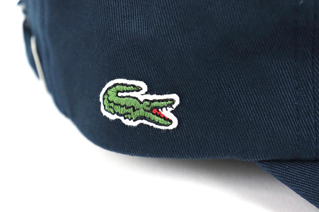 Hat Front Blank 6 Panel Cap Navy [Lacoste] [Official] Men's