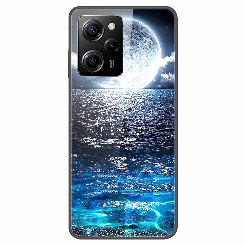 Tempered Glass Case for Xiaomi Poco X5 Pro / PocoX5 Cover Hard Shockproof Cases for Xiaomi Poco X5 5G 6.67'' Funda Coque Case