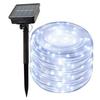 Outdoor Rainproof Solar LED String Lights - Colorful PVC Tube for Courtyard Decoration