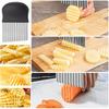 DFsucces Potato Wavy Potato Stainless Wrinkle Kitchen Home Cooking Tool Knife, Cutter, Steel, Cutter, Utensil, Carrot, Onion,