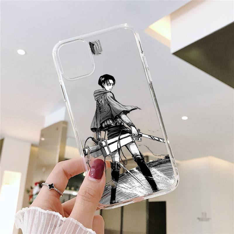 RUICHI Attack On Titan Anime Phone Case For Samsung GalaxyS20 S21 S30 FE Lite Plus A21 A51S Note20 Transparent Shell
