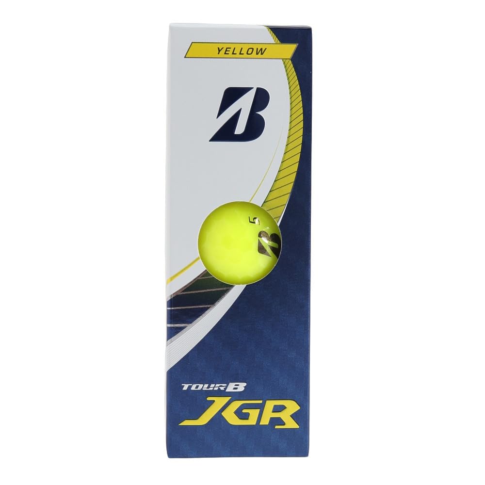Bridgestone Golf 23TOUR B JGR J3YX Sleeve Golf Balls of 3-Piece (Yellow/FF/Men's) (Pack 3)