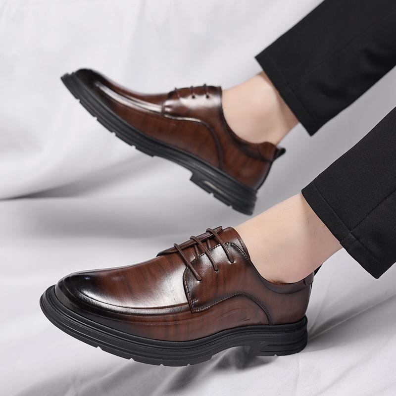 Fashion High Quality Casual Men's Leather Shoes Minimalist Comfortable and Luxurious Style Formal Business and Office Four Seasons Shoes
