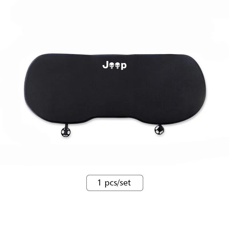 For Jeep Flax Car Seat Cover Backrest Pad Cushion Mat For Jeep Wrangler Rubicon Renegade Compass Grand Cherokee Patriot Liber