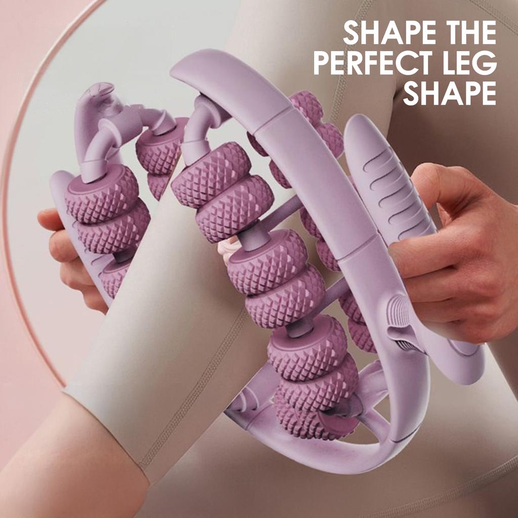 1pcs Portable 28 Wheel Roller Massager Lightweight Leg Massager for Body Relaxation Pain Relief Yoga Fitness Manual Leg Massager