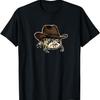 Lustiges Mashup zwischen Wüstenregenfrosch und Howdy-Memes T-Shirt