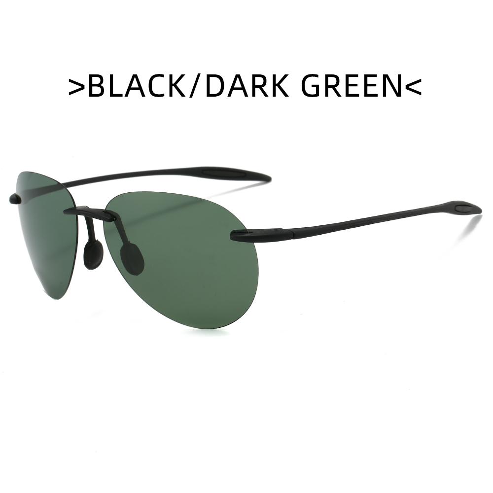 

New ultra-light frameless colorful polarized sunglasses for men and women TR90 material suitable for leisure and vacation UV400