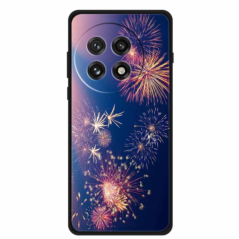Black Silicone Case For OnePlus 13 5G Case Cartoon Cat Soft Back Cover For OnePlus Ace5 5G Ace 5 Pro 13R Phone Case Shell Coque
