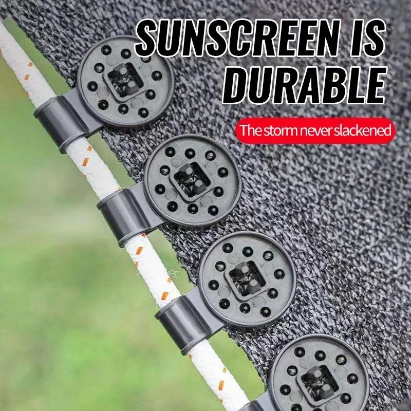 100pcs Sun Shading Net Clip Home Fence Installation Hook Greenhouse Sunshade Net Clamp Outdoor Tent Hang Expand Net Fix Clips