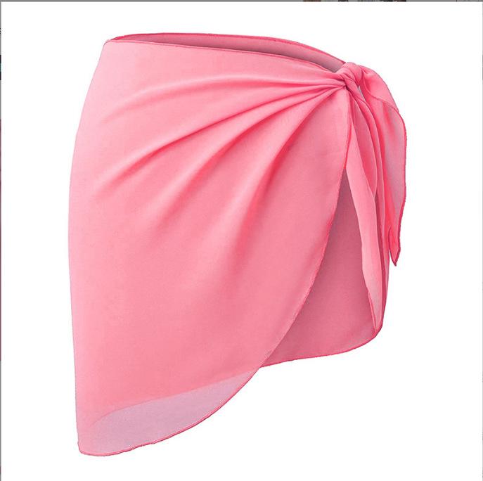 Women's Chiffon Sarong Beach Wrap Skirt - Summer Swimwear Cover-up