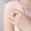 Enamel Mortilore Lan Jixiang Ruyi Ring Women 'S Personal Hollow Culture Retro National Celestial Orals Merbers 