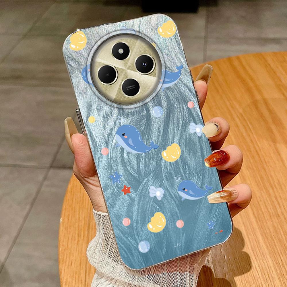 Gradient Colorful Butterfly For Xiaomi Redmi A5 A3 A3X A4 13C 14C Poco X7 Pro C71 C61 Phone Cases Clear Cover Soft Phone Case Funda Back Shell Bumper