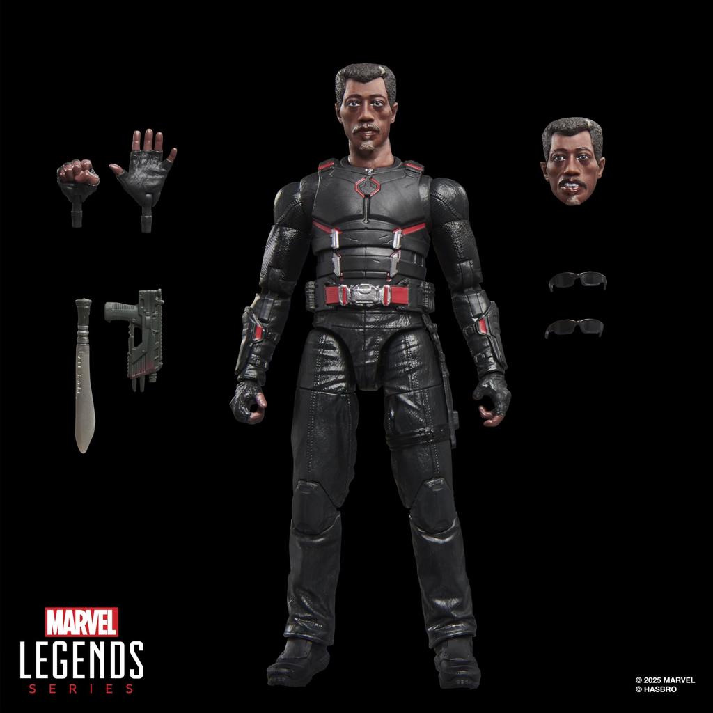 Hasbro Marvel Legends Series Blade Deadpool and Wolverine Action Figures 15 Cm Official Collection for Marvel Studios
