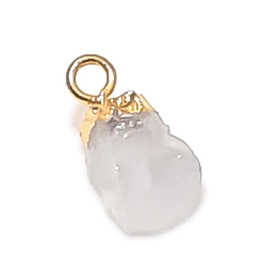 Crystal Rough Gemstone Handmade 925 Sterling Silver Jewelry Pendant 0.59" B4h11