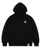 [Unisex] Small Cloud Bear Smile Hoodie_Black