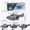 Bestseller New Upgraded Air Force Helicopter Toy for Kids - Bump and Go Action with 3D Lights, Multicolor