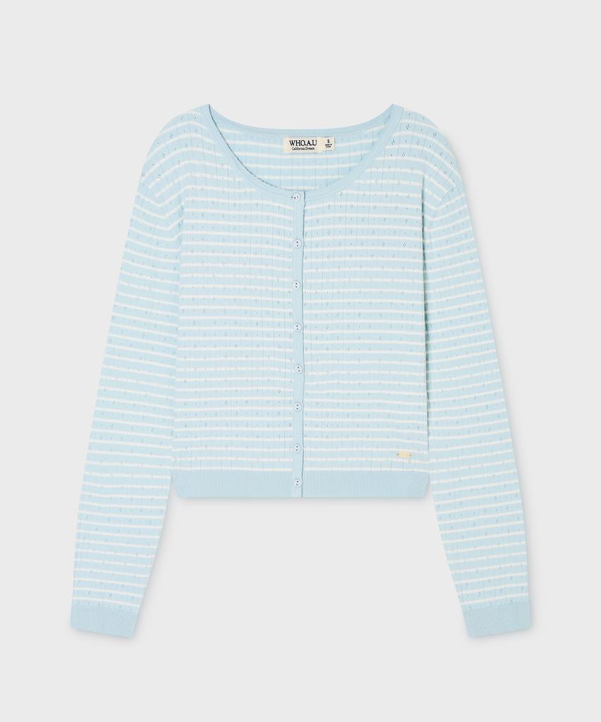 Who.A.U Punching Skashi Cardigan (Set-Up) / Whckg2433F