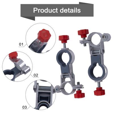 Fixed Clip Brackets Mount Accessories Install Fishing Chair Umbrella Stand Angling Chair Aluminum Alloy Folding Umbrella Frame