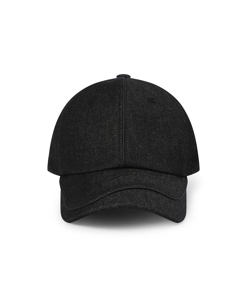 Aeneoaeswi Two Visor Denim Cap Black